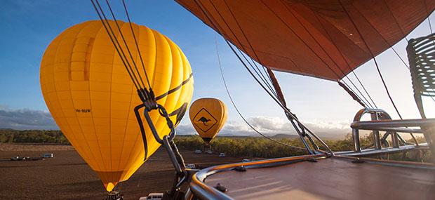 Hot Air Balloon Rides from at Dawn from Cairns and Port Douglas in Tropical North Queensland Australia Hot-Air-Balloning-at-Dawn-from-Cairns-and-Port-Douglas-Queensland-Australia
